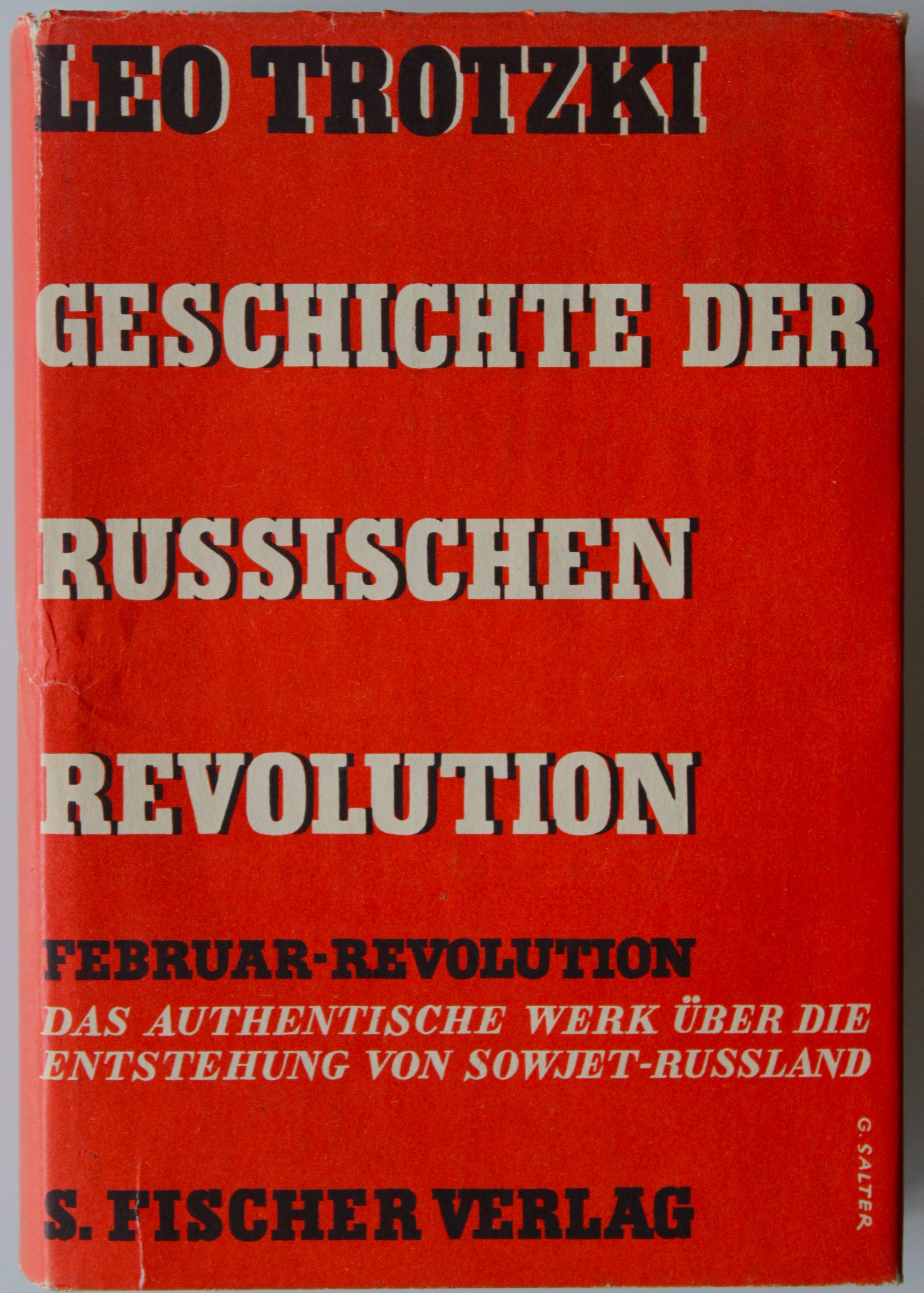 Trotzki, Geschichte der Russischen Revolution I, 1931