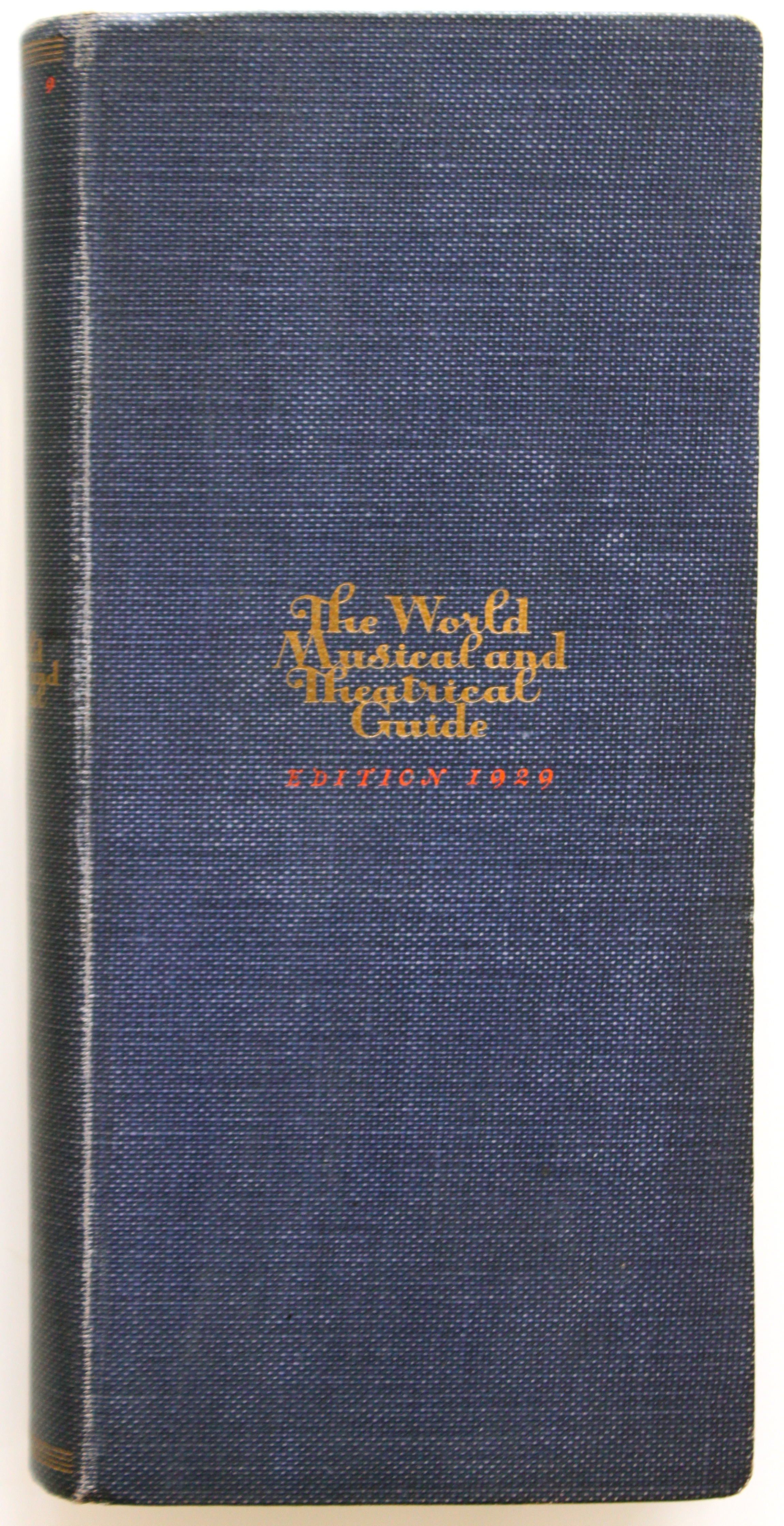 Norbert Salter, The World Musical and Theatrical Guide, New York 1929