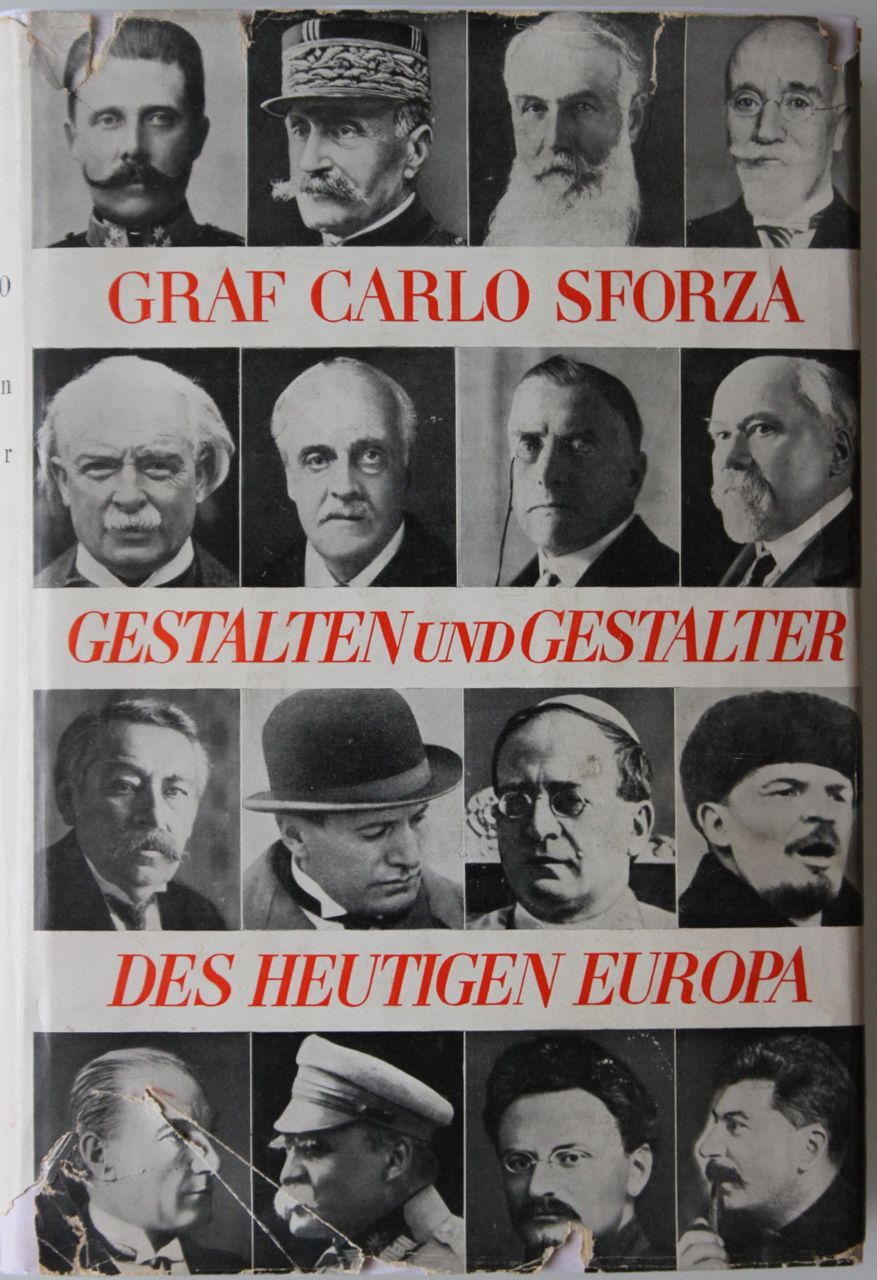 Carlo Sforza, Gestalten und Gestalter. S. Fischer 1931. Entwurf Georg Salter