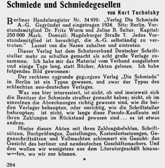 Weltbühne Nr. 34 v. 20.08.1929, S.284-289
